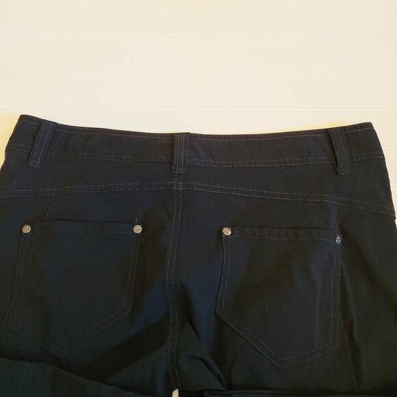 Athleta  Womens 10 Black Hiking Outdoors Stretch Pockets - Picture 11 of 14